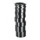 Spacer 1 1/8 Alu 15mm schwarz  