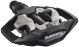 Pedal SHIMANO SPD PD-M530R Pedale schwarz mit Cleats SM-SH51 inkl. Reflekto