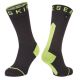 Socken SealSkinz Briston schwarz/neon gelb, Gr. XL