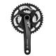 Shimano Kurbelgarnitur DEORE XT FC-M785-L Schwarz (175mm) (38-26) für 2x 1