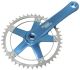 Kettenradgarnitur STURMEY ARCHER "Track" blau