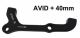 AVID Adapter Disc Brake Post Mount VR +40mm / HR +20mm