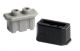 Polkappe und Abdeckung Shimano für Nabendynamo, Stecker NX30 grau/schwarz