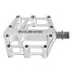 EXUSTAR, Pedale, MTB/BMX, E-PB525, weiß, Plattformpedal, CNC Alu-Käfig, C