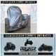 Faltgarage Moped PVC-dick grau Gummizugsaum, 185x80x70 