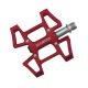 EXUSTAR Pedale URBAN E-PC915 rot Plattformpedal CNC Alu-Käfig
