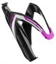 ELITE Flaschenhalter CUSTOM RACE Composite Material schwarz glänzend lila 
