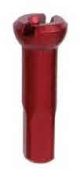 ALU HEXAGONAL NIPPEL 14MM ROT SAPIM 100 Stk.