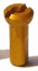 ALU HEXAGONAL NIPPEL 14MM GOLD SAPIM 100 Stk.