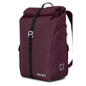 Otinga Flip V3 Fahrradtasche und Rucksack aubergine-rot